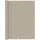 120 x 500 cm Beige Aluminium