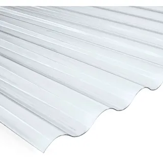 Gutta PVC-Wellplatte Sinus 76/18 Klar 80 cm x 120 cm Stärke: 0,65 mm