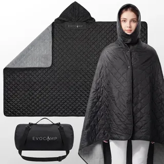 evocamp Outdoor-Decke, Poncho-Liner, wasserabweisend, 200x140 cm, Ultraleicht Kompakt für Reisen und Outdoor-Aktivitäten