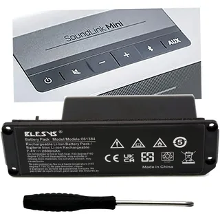 BLESYS 061384 Akku 7,4V 2600mAh nur für Bose SoundLink Mini 1, I (funktioniert Nicht mit Mini 2, SoundLink I/II/III, 063404). Bluetooth-Lautsprecher-Akku 061385 061386 063287