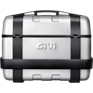 GIVI Trekker Aluminium/Schwarz, 33/46 Liter silber