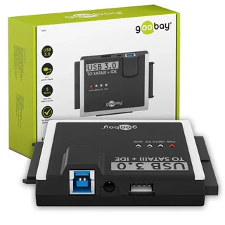 goobay USB 3.0 Festplattenadapter für IDE, und SATA 72013