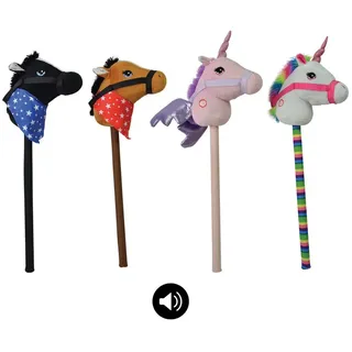 Happy People Steckenpferd Pferd/Einhorn 68 cm mit Sound