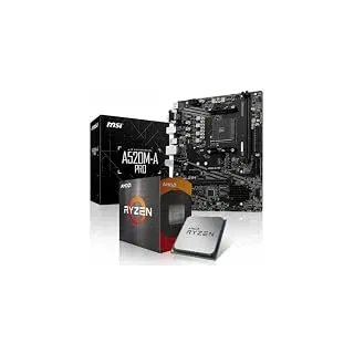 Aufrüst-Kit Bundle Ryzen 5 5500 Prozessor, A520M-A Pro Mainboard (zusammengebaut inkl. Bios Update + Funktionskontrolle)