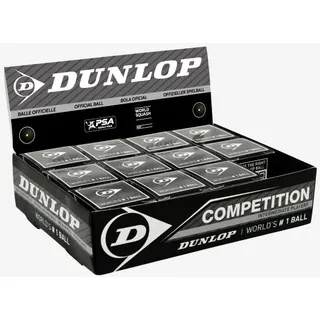 Dunlop Competition Squash Ball (12er Pack) - Schwarz