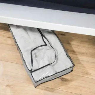 Hi Unterbettkommode 102 x 45 x 15 cm 1-tlg. grau/schwarz