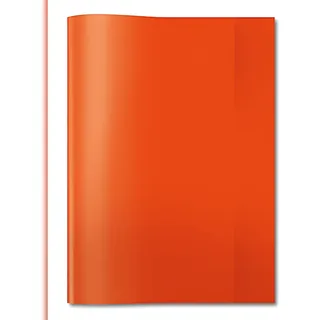 Herma Heftumschlag transparent rot Kunststoff DIN A4, 1 St.
