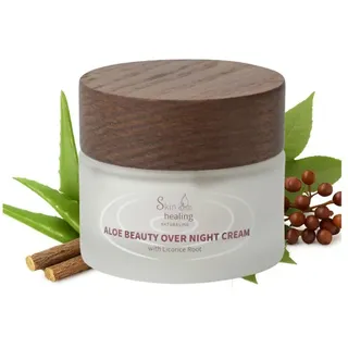 Pinsky & Sons – Nachtcreme Aloe Beauty Over Night – Parfümfreie Naturkosmetik mit BIO Extrakten 50ml Nachtpflege für Damen & Herren – Regenerierende Gesichtspflege – intensiv feuchtigkeitsspendend