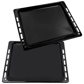 Vioks Backblech Ersatz für Bauknecht 481241838128 481010539879, (2-St), Set Backblech und Fettpfanne für Backofen