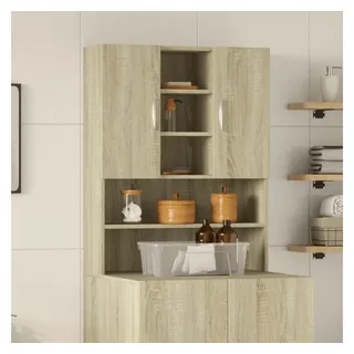 vidaXL Waschmaschinenschrank 70,5 x 24 x 90 cm Beige