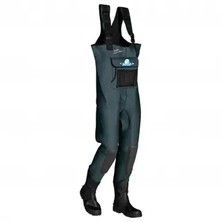 Seabehr Neopren Wathose 5 mm - Platin-Innovation Herren, m. Filz-Sohle (Seal-Grau) Mit Filzsohle, 46-47