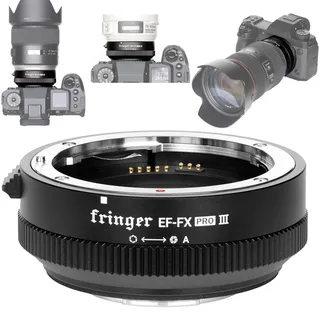 Fringer EF-FX Pro III Adapter für Autofokus für EOS Tamron Sigma Objektiv für spiegellose FX Kameras X-T3 XH1 X-E3 XT20 X-Pro2 X-T2 X-T4 X-A X-E1 X-M1 XT1 X-T30. (EF-FX Pro III)