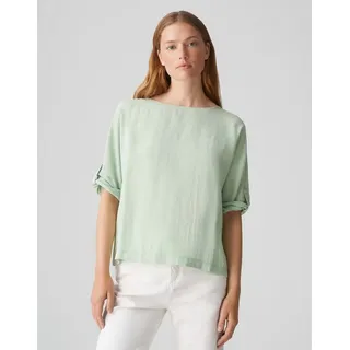 Opus Relaxed Fit Blusenshirt mit 3/4-Arm Modell SUMANA Hellgruen, 40