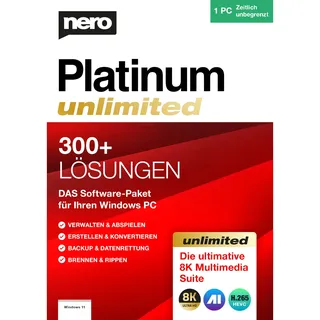 Nero Platinum Unlimited ESD (multilingual) (PC)