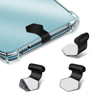 Giantree USB C Staubschutz, Handy USB c Schutz Staubstecker, 3 Stück Silikon Phone Staub Stecker Schützt Kompatibel mit Meiste Typ-C Handy Und Tablet Phone Zubehör Must Have