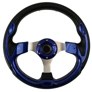 Sportlenkrad,Lenkrad Auto Universal Racing Car Racing Lenkräder PU 13 Zoll 320 mm Sport Lenkrad(F)