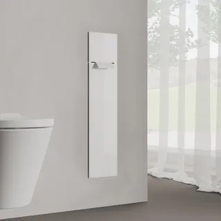 Kronenbach Cube Design WC-Modul 73 cm - Unterputz, Glasfront, Anschlag rechts, Accessoires, weiß matt