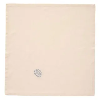 ib laursen Stoffserviette Atlantis m/Muschel Butter Cream