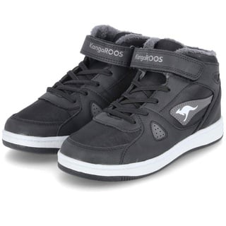 KangaROOS Unisex Kalley Ii Ev Sneaker, Jet Black Steel Grey, 39 EU