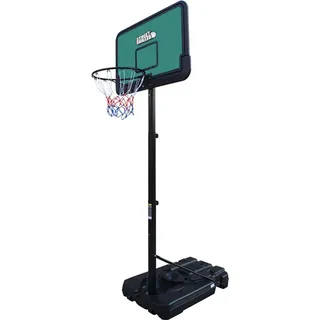 street skiller STREETSKILLER höhenverstellbarer Outdoor Basketballkorb 2,00-3,05 Meter - Kunststoff/Stahl | Basketballanlage für Erwachsene Kinder grün/schwarz