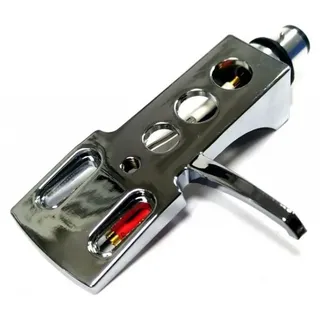 ANALOGIS Headshell HS-32 Plattenspieler, im Technics-Design, 9g, Aluminium, Chrom - Silber