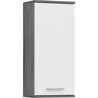 xonox.home Bad-Hängeschrank Blake Rauchsilber 35 cm eintürig