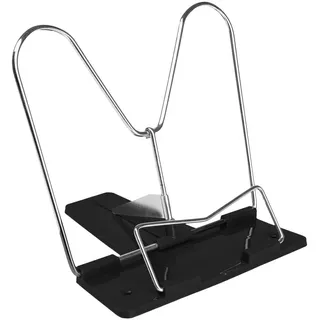 IDENA Leseständer mit Metallbügel, schwarz, 1 Stück