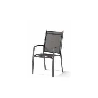 Sieger Meran Stapelsessel 61 x 57 x 98 cm eisengrau/grau
