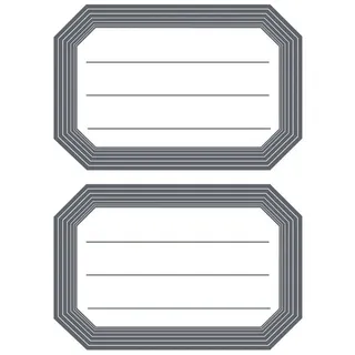 Herma Schuletiketten 5719 Grau 82 x 55 mm 6 Blatt 12 St.