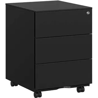 Songmics Rollcontainer 39 x 45 x 55 cm schwarz