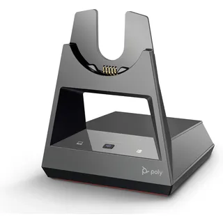 plt Poly Office Basistation für Voyager 4300/Legend 50/Focus 2 Teams – Docking-Station für Unified Communications, optimierte Teams-Integration, zuverlässige Lade- und Verbindungszentrale