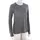 crew neck Damen Shirt-Grau-XL