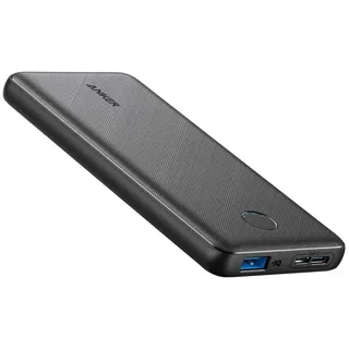 Anker Powerbank 10000mAh, PowerCore Slim 10000, extrem dünner externer Akku, High Speed PowerIQ und VoltageBoost Ladetechnologien, Power Bank für iPhone, Samsung Galaxy und mehr