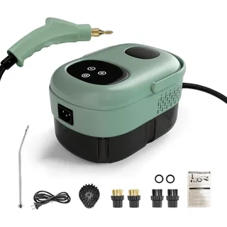 kuny 2500W Dampfreiniger Handgerät, Hochtemperatur-Druck Dampfreinigungsmaschine,Steam Cleaner for Home, Handdampfreiniger mit Bürstenköpfen,