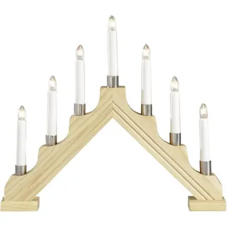 Konstsmide Schwibbogen Lichterbogen Natur mit Metalldekoringen