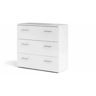 Tvilum Kommode mit 3 Schubladen 74 x 70 cm weiß