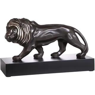 GOEBEL Dekofigur Löwe 43,5 cm anthrazit