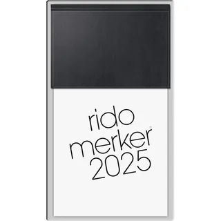 Rido rido/idé Vormerkbuch Modell Merker 2025 schwarz