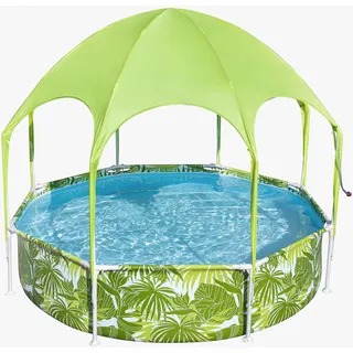 BESTWAY Steel Pro Frame Pool Splash-in-Shade Ø 244 x 51 cm