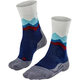 Falke TK2 Crest Trekkingsocken Damen 41-42 Blau/Grau