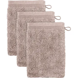 Waschhandschuh 15 x 20 cm cashmere 3 St.