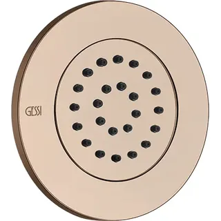 GESSI Tondo Fertigmontageset für verstellbare UP-Seitenbrause, 32982030, Farbe: Kupfer PVD