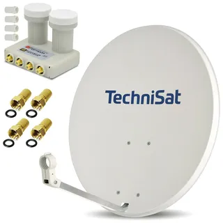 Digitale SAT Anlage ► TechniSat 80 cm Spiegel + Opticum Monoblock Quad LNB 0,1dB