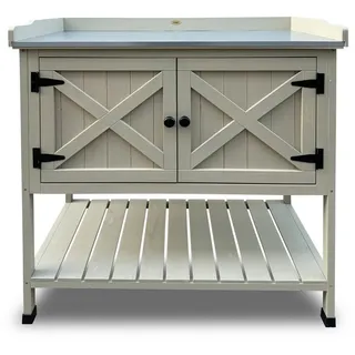 HABAU Pflanztisch 98 x 48 x 97,5 cm Grau