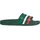 Aqua Adilette Team Dark Green / Cloud White / Bright Red 46