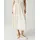 Hosenrock Damen Beige/Weiß 42