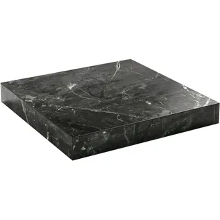 Impuls Küchen Arbeitsplatte IMPULS KÜCHEN "4 cm stark", carrara schwarz, B:30cm H:4cm T:60cm, Holzwerkstoff, Tischplatten, in vielen Breiten, passend zu allen Serien, von vier Seiten ummantelt