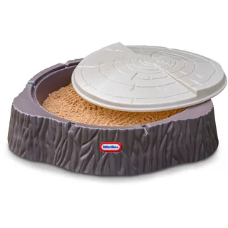 LITTLE TIKES Sandkasten mit Abdeckung braun