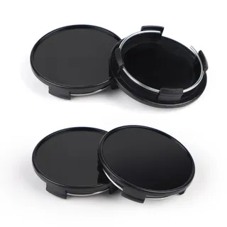 SWAWIS 4 Stück Radnabenkappen Nabendeckel OD 65mm ID 60mm Radnabenabdeckung Nabenkappen Radnabendeckel Felgendeckel Felgenkappen