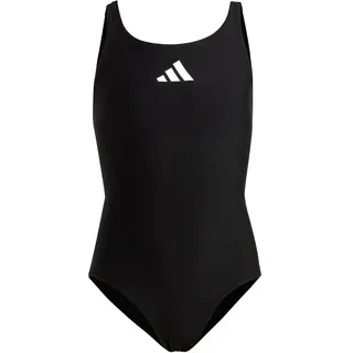 adidas Solid Small Logo Badeanzug Black / White 164    